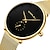 preiswerte Quarz-Uhren-Damen Herren Quarz uhr Luxus Großes Ziffernblatt Modisch Armbanduhr WASSERDICHT Legierung Beobachten
