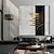 levne Abstraktní malby-abstraktní plátno art style bez rámu kancelář dům zeď obrázku dekorace umělecká díla zlatá design textura ruční olejomalby