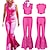 billige Film- og TV-kostymer-barbiecore film rulleskøyter antrekk dukke ken y2k jumpsuit kjole herre dame cosplay kostyme halloween karneval maskerade