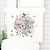 economico Adesivi murali-fiore decorazione toilette pittura bagno copriwater adesivo tappetino wc decalcomania wc margherita adesivo da parete piccolo fiore adesivo
