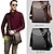 baratos Bolsas para Homem-bolsa crossbody masculina bolsa de ombro bolsa mensageiro de couro pu ao ar livre diariamente ajustável cor sólida preto marrom bolsa de negócios