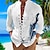 billige Hawaii-skjorte til mænd-Herre Skjorte Fugl Grafiske tryk Fjer Høj krave Sort Rød Blå Lilla Grøn udendørs Gade Langærmet Trykt mønster Tøj Mode Designer Afslappet Bekvem