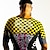 cheap Men&#039;s Clothing Sets-21Grams Men&#039;s Cycling Jersey with Shorts Short Sleeve Mountain Bike MTB Road Bike Cycling Yellow Graphic Bike Quick Dry Moisture Wicking Spandex Sports Graphic Grid / Plaid Clothing Apparel