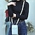 levne univerzální taška na telefon-taška na telefon na zip módní všestranný dopisní detail malá peněženka jednobarevná taška přes rameno