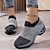 cheap Women&#039;s Sneakers-Women&#039;s Sneakers Plus Size Flyknit Shoes Outdoor Daily Color Block Summer Flat Heel Round Toe Sporty Casual Running Walking Tissage Volant Loafer Black And White Blue Grey Black gray