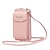 billige universal telefonveske-glidelås telefonveske mote allsidig bokstavdetalj liten lommebok ensfarget skulderveske