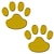 olcso Karosszériadekoráció és -védelem-2db/szett autómatrica klassz dizájn mancs 3d állat kutya macska medve lábnyomok lábnyom matrica autómatricák ezüst piros fekete arany