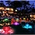 billige Undervandslys-flydende poollys solar poollys med rgb farveskiftende vandtætte poollys, der svæver til swimmingpool om natten hængbare led disco glødkuglelys til damhave baghave
