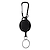 cheap Car Pendants &amp; Ornaments-Retractable Stainless Steel Keyring Pull Ring Key Chain Recoil Anti Lost Ski Pass ID Card Holder Key Ring