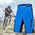cheap Men&#039;s Shorts, Tights &amp; Pants-Men&#039;s Cycling MTB Shorts Bike Baggy Shorts MTB Shorts Mountain Bike MTB Road Bike Cycling Sports Patchwork 3D Pad Breathable Quick Dry Moisture Wicking Black Army Green Clothing Apparel Bike Wear
