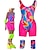 cheap Movie &amp; TV Theme Costumes-Movie Rollerblade Outfits Doll Y2K Jumpsuit Dress Men&#039;s Women&#039;s Cosplay Costume Halloween Carnival Masquerade