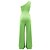 cheap Jumpsuits-Women&#039;s Jumpsuit Solid Color High Waist Streetwear One Shoulder Party Street Sleeveless Regular Fit Black Red Blue S M L Summer