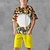 ieftine seturi 3d pentru băiat-Băieți 3D Grafic Tricou și Pantaloni scurți Set tricouri Set de îmbrăcăminte Manșon scurt Imprimeuri 3D Vară Primăvară Activ Sport Modă Poliester Copii 3-13 ani În aer liber Stradă Vacanță Fit regulat