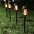 billiga Pathway Lights &amp; Lanterns-2/4 st solcellslampor utomhus solfacklor med flimrande låga 12 lysdioder för halloween-dekorationer vattenpoof landskap automatisk på/av trädgård uteplats heminredningslykta