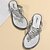 billige Uformelle sandaler-rhinestone-utsmykkede gull slip-on sandaler, stilige flate sommersko for strand-, fritids- og ferieklær