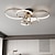 cheap Ceiling Lights-LED Ceiling Light 50/60/90/110cm 2/3/5/6-Light Ring Circle Design Dimmable Aluminum Painted Finishes Luxurious Modern Style Dining Room Bedroom Pendant Lamps 110-240V