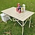 billige picnic og camping tilbehør-bærbart sammenklappeligt campingbord - perfekt til 2-6 personer - perfekt til udendørs grill, vandreture og picnic!