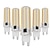 abordables Ampoules LED double broche-5 pièces 2 pièces 6 W LED à Double Broches 600 lm G9 T 104 Perles LED SMD 3014 Blanc Chaud Blanc 220-240 V