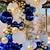 tanie Balon-107 sztuk królewski niebieski łańcuszek balonowy urodziny impreza tematyczna zestaw balonów dekoracyjnych