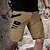 cheap Men&#039;s Shorts-Men&#039;s Cargo Shorts Hiking Shorts Tactical Shorts Military Summer Outdoor Shorts Bottoms Ripstop Breathable Quick Dry Multi Pockets Knee Length Black Green Camping / Hiking / Caving M L XL XXL XXXL
