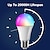 halpa LED-älylamput-älykäs hehkulamppu wifi&amp;amp; bluetooth connect rgbcw väriä vaihtavat himmennettävät led-lamput a19 e26 9w (vastaava 80w) toimii alexa google home siri pikakuvakkeen kanssa keskitintä ei tarvita