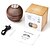 cheap Humidifiers &amp; Dehumidifiers-Mini Wood Aromatherapy Diffuser, Ultrasonic Nano Spray Air Humidifier, Aroma Essential Oil Diffuser, Cool Mist Maker