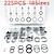 billige Reparasjonsverktøy til kjøretøy-225stk gummi o-ring skivetetninger sortiment sort for bil 18 størrelser