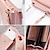 voordelige universele telefoontas-rits telefoon tas mode veelzijdige letter detail kleine portemonnee effen kleur schoudertas
