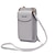 Χαμηλού Κόστους γενική τσάντα τηλεφώνου-τσάντα τηλεφώνου με φερμουάρ μόδας ευέλικτη λεπτομέρεια γράμματος μικρό πορτοφόλι μονόχρωμη τσάντα ώμου