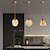 voordelige Hanglampen-led hanglampen glas keukeneiland 10 &quot;handgeblazen glazen verlichting moderne boerderij foyer hal verlichtingsarmaturen plafond hangende wereldbol boven tafel amber / rookgrijs 110-240v