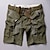 cheap Men&#039;s Shorts-Men&#039;s Cargo Shorts Casual Shorts Plain Camouflage Pocket Comfort Breathable 100% Cotton Outdoor Daily Going out Fashion Casual Dark Brown Dark Khaki