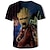 billiga Cosplay till vardagen-Guardians of the Galaxy 3 Baby Groot Trädman Raket Raccoon T-shirt Anime Grafisk T-shirt Till Par Herr Dam Vuxna 3D-utskrift Ledigt / vardag