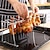 cheap Grills &amp; Outdoor Cooking-Grill Rack, Stainless Steel Rack Chicken Leg For Oven, Barbecue Tools, Kitchen Supplies