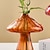 halpa Vaasit ja korit-söpö värillinen lasisieni koristemaljakko sopii kukille kasveille hydroponiikka kotiravintolat kukkakoristelu ja koristelu