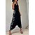 cheap Jumpsuits-Women&#039;s Jumpsuit Striped Backless Patchwork Holiday Halter Bootcut Daily Holiday Sleeveless Regular Fit Sleeveless Black S M L Summer
