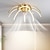 abordables Lampes de Ventilateur de Plafond-ventilateur de plafond avec lumière dimmable 65cm 6 vitesses de vent ventilateur de plafond moderne pour chambre, salon app&amp;amp; télécommande 110-240v