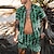Недорогие Комплекты мужских рубашек-Муж. Комплект рубашки Гавайская рубашка Графическая рубашка Рубашка Алоха Цветочный принт Отложной Черный Синий Лиловый Зеленый 3D печать на открытом воздухе Повседневные С короткими рукавами 3D