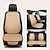 abordables Housses de siège de voiture-Housse de siège de voiture été glace soie ensemble complet résistant à l&#039;usure respirant confortable pour voiture de tourisme/suv/voiture