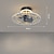 billige Lamper til takvifte-takvifte med lys app&amp;amp; fjernkontroll 52cm 3-lys dimbar 6 vindhastigheter moderne takvifte for soverom, stue, lite rom 110-240v