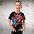 cheap Boy&#039;s 3D T-shirts-Boys 3D Graphic Animal Dinosaur T shirt Short Sleeve 3D Print Summer Spring Active Sports Fashion Polyester Kids 3-12 Years Outdoor Casual Daily Regular Fit