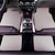 cheap Car Seat Covers-4pcs Car Floor Mats Universal Waterproof Front Rear Full Set Auto Rugs Leather Car Carpet Accessories Interior