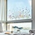 cheap Decorative Wall Stickers-Spring Flower Butterfly Window Sticker Removable Home Decoration Glass Display Window Bathroom Bathtub Surface Electrostatic Sticker