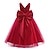 cheap Party Dresses-Kids Girls&#039; Dress Party Dress Solid Color Sleeveless Performance Wedding Special Occasion Mesh Backless Elegant Fashion Adorable Polyester Maxi Party Dress Swing Dress Tulle Dress Summer Spring 2-12