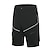 cheap Men&#039;s Shorts, Tights &amp; Pants-Men&#039;s Cycling MTB Shorts Cycling Shorts Bike Shorts Bike Baggy Shorts Bottoms Mountain Bike MTB Road Bike Cycling Sports Breathable Quick Dry Lightweight Reflective Strips Black Blue Clothing Apparel