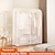 cheap Clothing &amp; Closet Storage-1Pc Clothes Hanger Dust Cover Household Dust Cover Cloakroom Coat Dust Bag Floor Mounted Double Pole Clothes Storage Dust Cover