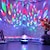 tanie Lampy projektora i projektory laserowe-mini disco kula świetlna rozgwieżdżone niebo galaxy projektor oświetlenie led na imprezę klub do karaoke automatycznie obracający się kolorowy efekt oświetlenia scenicznego