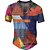 cheap Men&#039;s Henley T Shirt-Men&#039;s Waffle Henley Shirt Henley Graphic Color Block Clothing Apparel 3D Print Outdoor Daily Button Short Sleeve Fashion Designer Basic