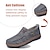 Χαμηλού Κόστους Ανδρικά Φορετά &amp; Μοκασίνια-Ανδρικά Μοκασίνια &amp; Ευκολόφορετα Πάνινα παπούτσια Υφασμάτινα Loafers Παπούτσια άνεσης Περπάτημα Καθημερινό ΕΞΩΤΕΡΙΚΟΥ ΧΩΡΟΥ Καθημερινά Πανί Αναπνέει Μοκασίνια Μαύρο Καφέ Γκρίζο Καλοκαίρι Άνοιξη