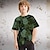 billige drenges 3d t-shirts-Drenge 3D Grafisk Dødningehoveder T-shirt Kortærmet 3D-udskrivning Sommer Forår Aktiv Sport Mode Polyester Børn 3-12 år udendørs Afslappet Daglig Regulær