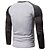 ieftine tricouri de bază-Bărbați Tricou Tee Top Tricou cu maneca lunga Manșon Lung Stil Nautic Vară Bloc Culoare Mânecă Raglan Modă Designer De Bază Peteci Vacanță Stradă Ieșire Negru Alb Gri Deschis Top tricou pentru bărbați